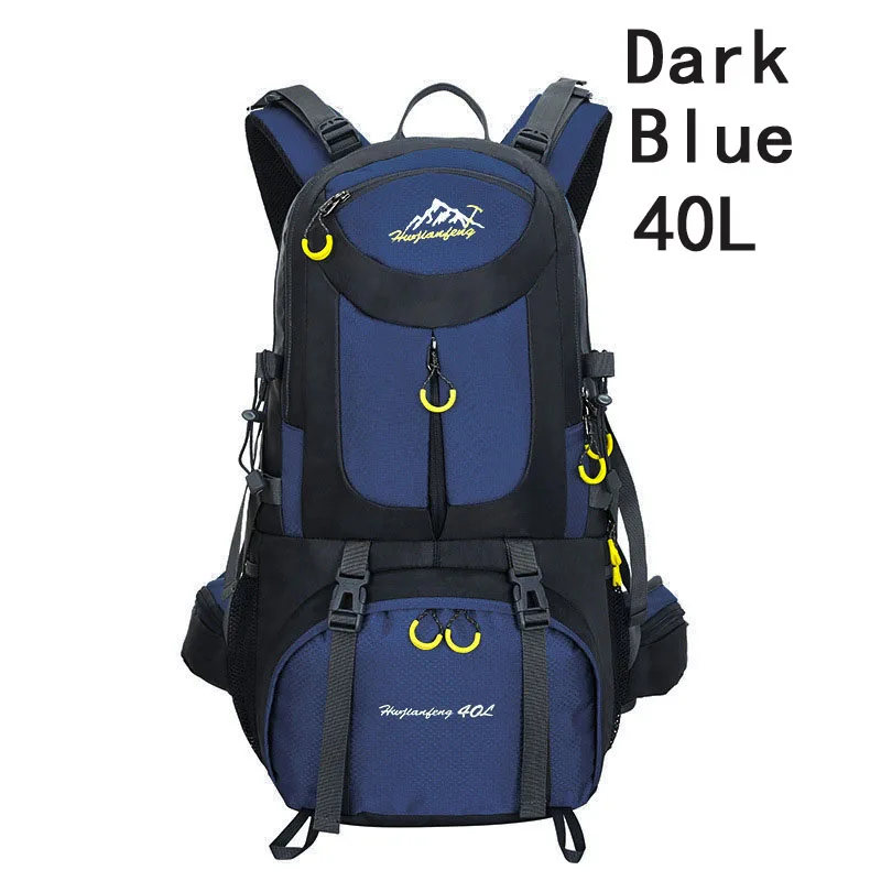 Dark Blue 40L 40л 50л 60л наружные водонепроницаемые сумки рюкзак мужской горный Альпинизм спортивный рюкзак походный рюкзак женская Сумка для кемпинга дорожная сумка - Цвет: Dark Blue 40L