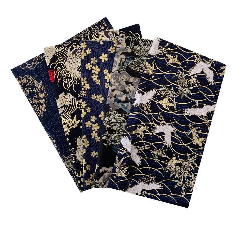 Многоцелевая ткань с цветочным узором хлопковая для рукоделия 6 шт./5 шт./4 шт. 20 х25