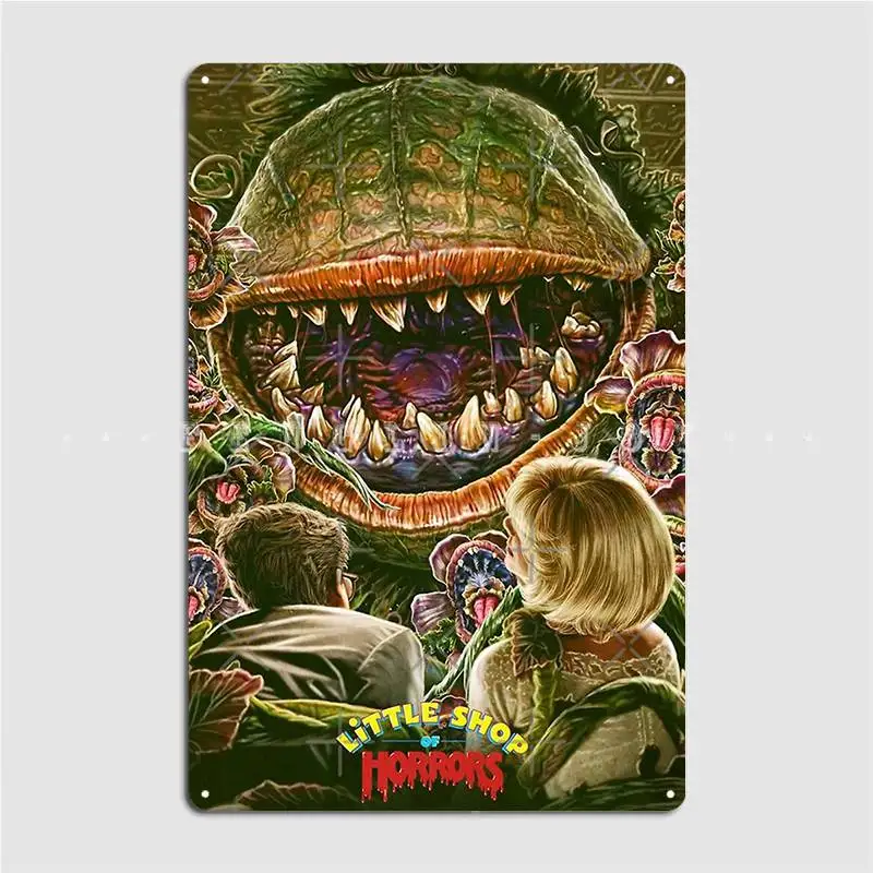 

Little Shop Of Horrors Metal Sign Cinema Garage Mural Custom Painting Décor Tin Sign Posters
