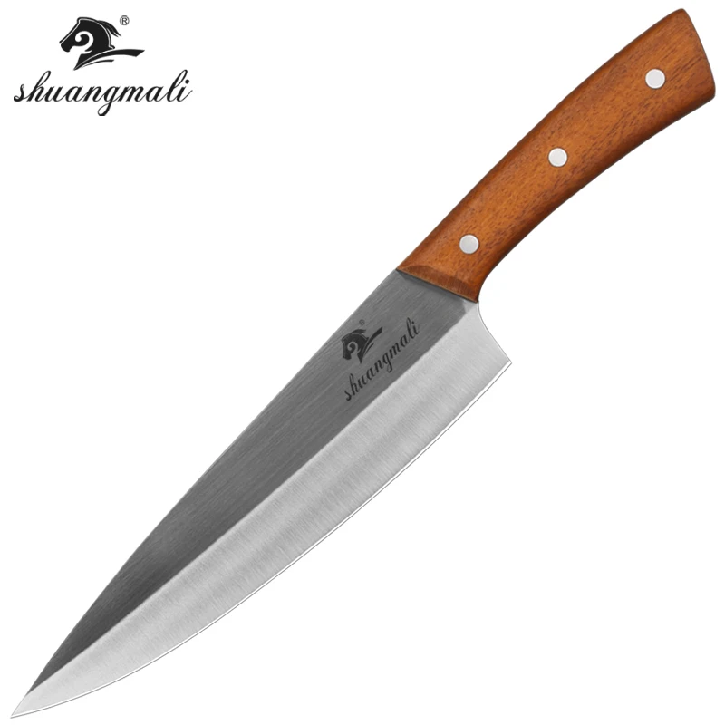 8-дюймовый кухонный шеф-нож из высокоуглеродистой нержавеющей стали кухонные