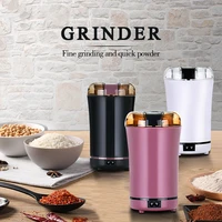 micro electric coffee grinder coffee bean nut herb particle pepper spice grinder coffee bean grinder