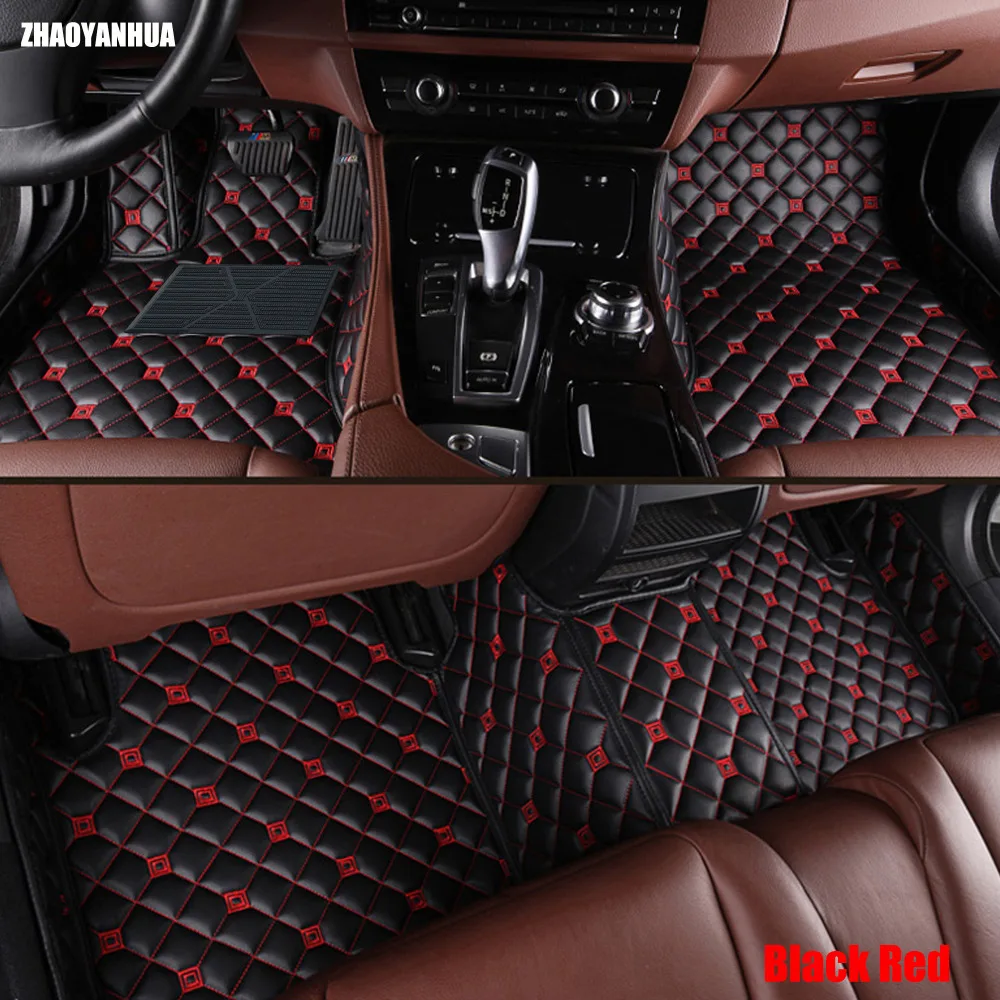 

ZHAOYANHUA car floor mats for Mercedes Benz A B180 C200 E260 CL CLA GLK300 ML S350/400 car styling carpet floor liner
