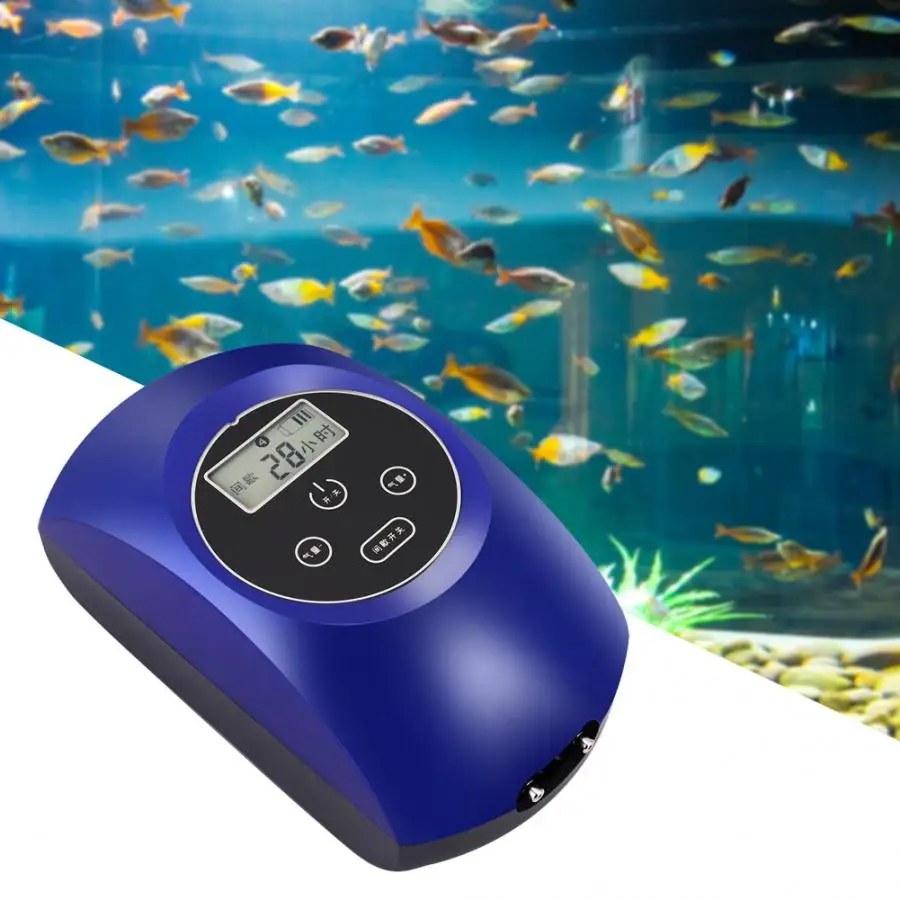 Аквариумный воздушный насос 8 Вт портативный Перезаряжаемый бесшумный двойной