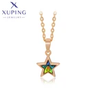 Xuping ювелирные изделия Новые кристаллы в форме звезды Подвеска Ожерелье для женщин элегантный подарок A00300949