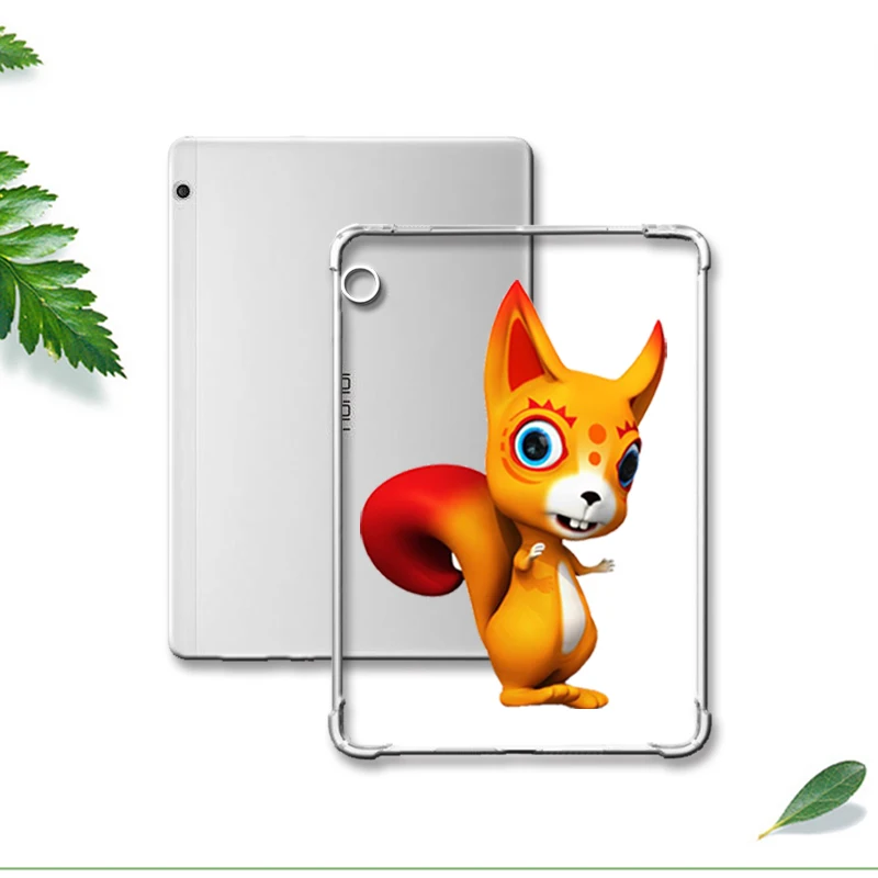 For T3 10 huangshu Окрашенный чехол с сопротивлением падению для huawei Mediapad Медиа Pad M3 M5 T3 8,4 10 Мягкий противоударный планшет для Honor игровой коврик 2 9,6 - Цвет: For T3 10 huangshu