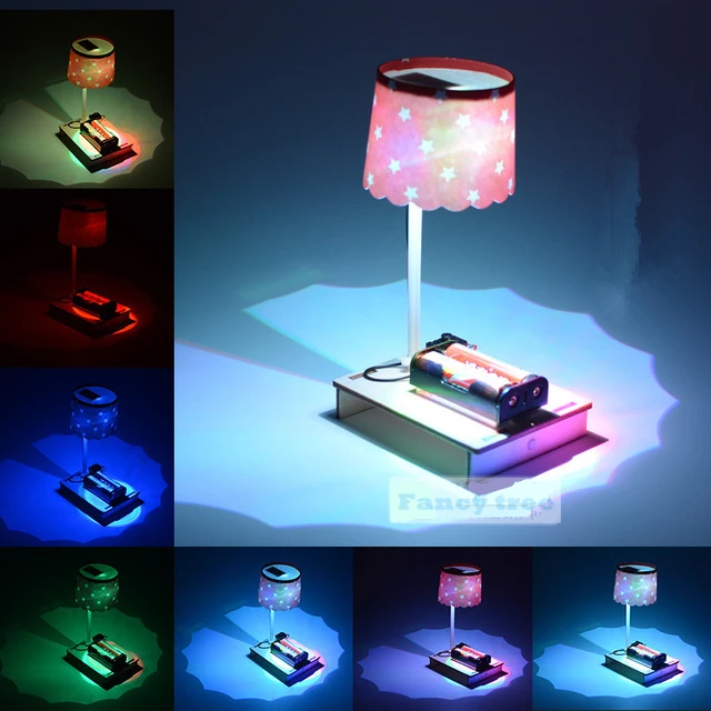 Diy kit красочные Ночной светильник ручной работы дети научный эксперимент Tecnologia
