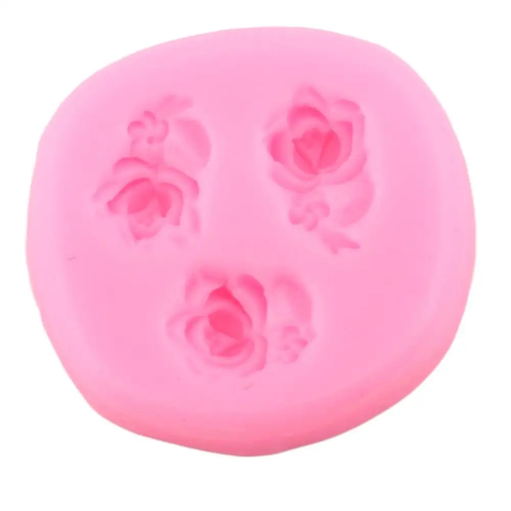 Роза силиконовые формы в виде цветка Fondant (сахарная) пресс форма для DIY