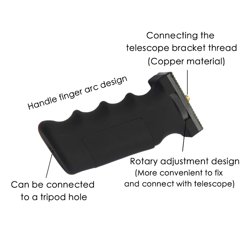 Профессиональный ручной Монокуляр для телескопа 1/4 дюйма резьба рукоятка