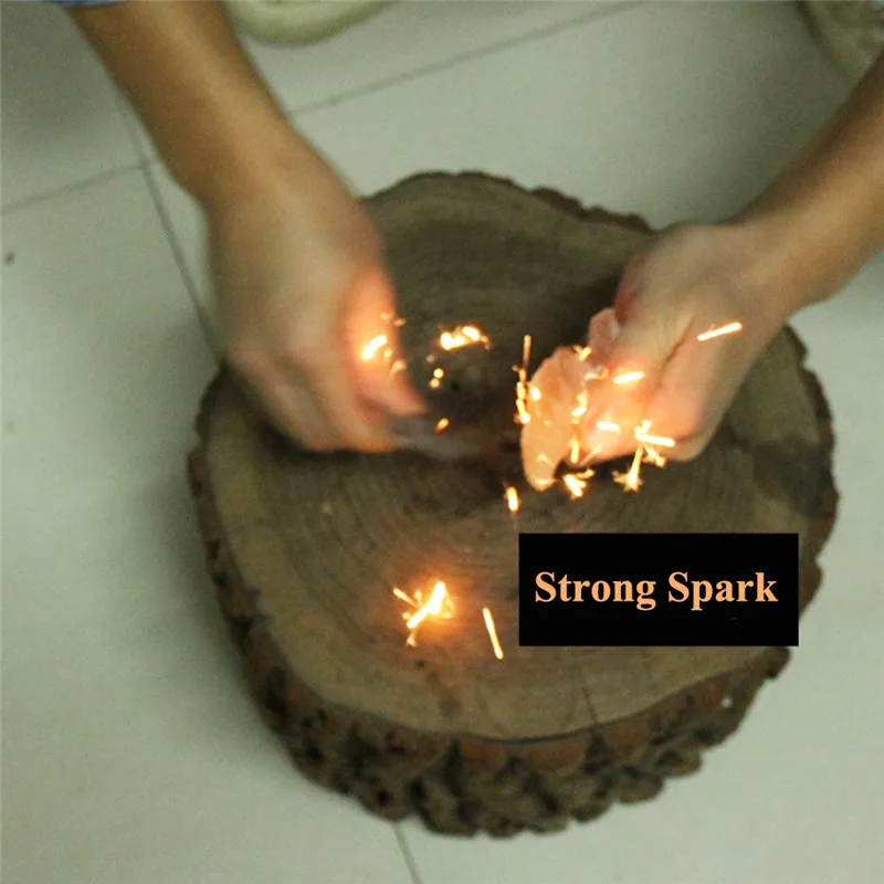 

Emergency Fire Starter Camping Survival Carbon Steel Striker Flint Fire Starter Portable For Outdoor Survival