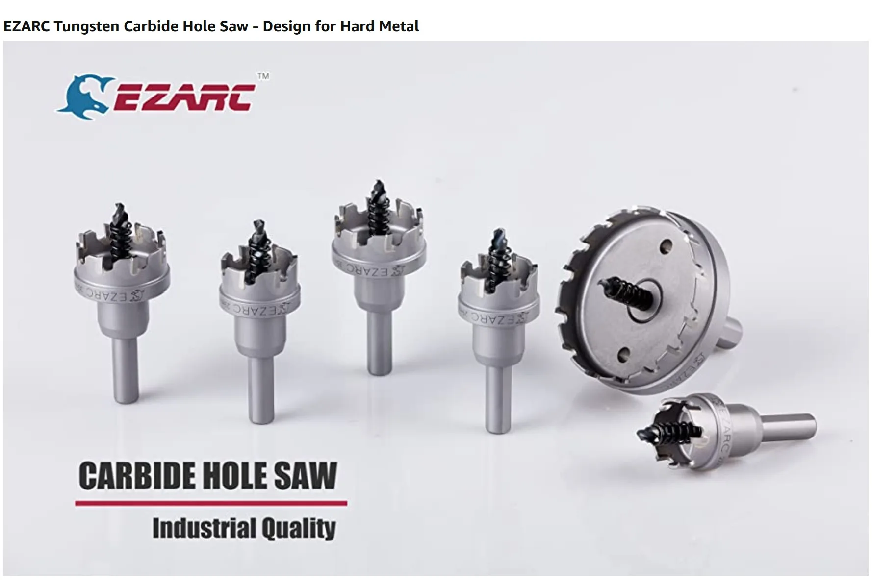 Ezarc 1pcs Carbide Hole Saw Heavy Duty 