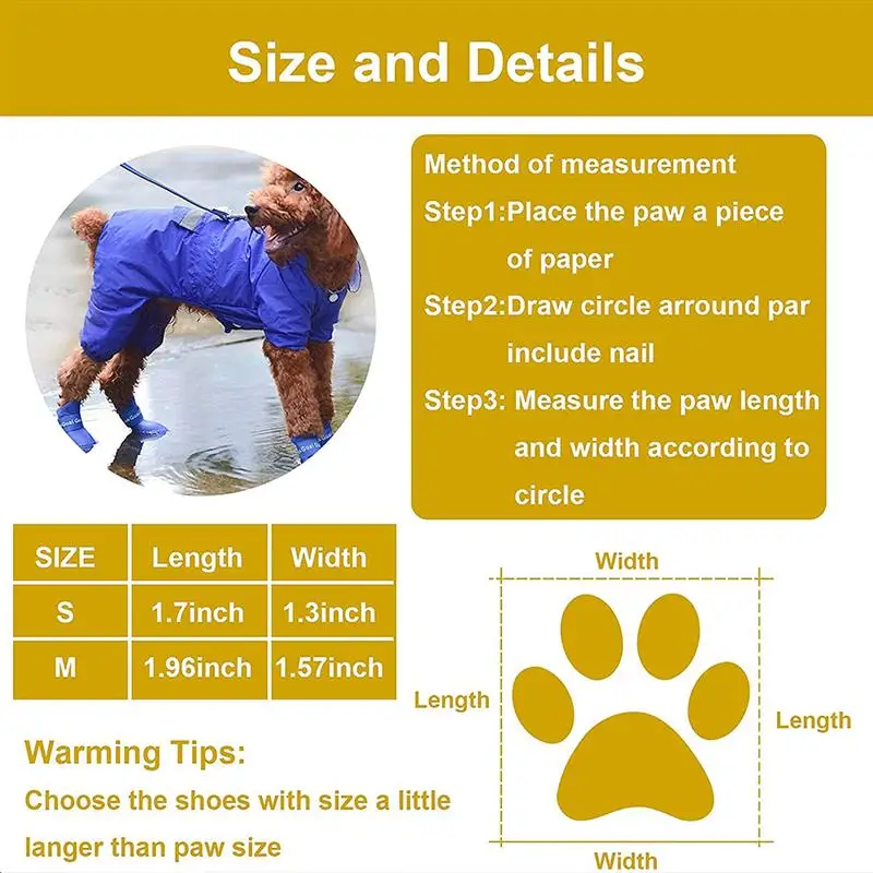 

Four Seasons Universal Pet Raincoat Pet Dog Hoodie Universal Waterproof Jacket Raincoat Dog Cat Rain Clothes Pet Supplies