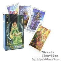 tarot cards for beginners with guid tarot deck 78 cards divination fate game deck spain version tarot small size tarot cards