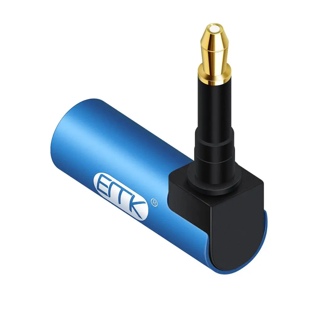 Фото Адаптер EMK Toslink для Mini Toslink, M/F, 3,5 мм, 90 градусов, прямоугольный, SPDIF, оптический аудиокабель, разъемы для Macbook, ТВ-приставки №2