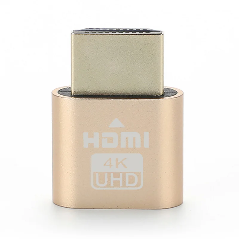 RGeek 4K HDMI-совместимый виртуальный дисплей HDMI DDC муляж разъем EDID эмулятор