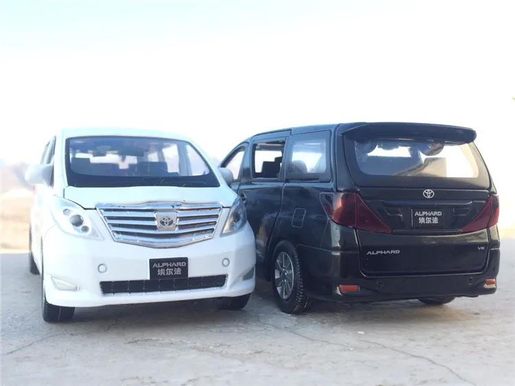 Высокая симитация 1:32 Toyota Alphard MPV модель из сплава Модель автомобиля 4 открыть дверь со звуком светильник детские игрушки