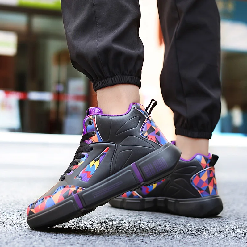 

mens man 39 hot for Casual causal hombre spring leisure s on sneakers Mens black fashion High mens shoe sapato de leather men
