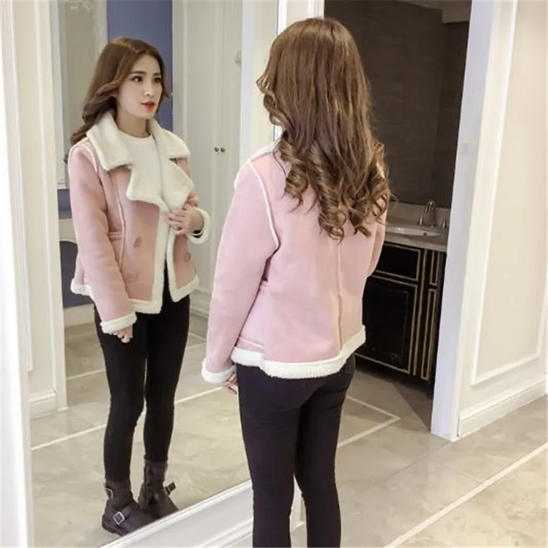 Женская осенне зимняя шерстяная обувь женская короткая куртка пальто из