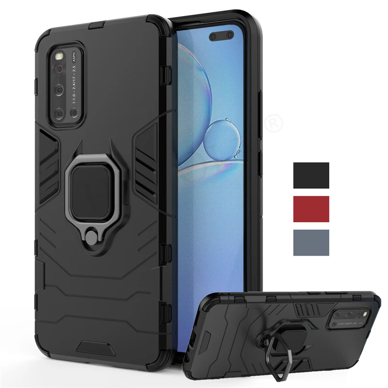 Чехол для Vivo V19 чехол V17 V15 V11 Pro магнитный кольцевой держатель силиконовый