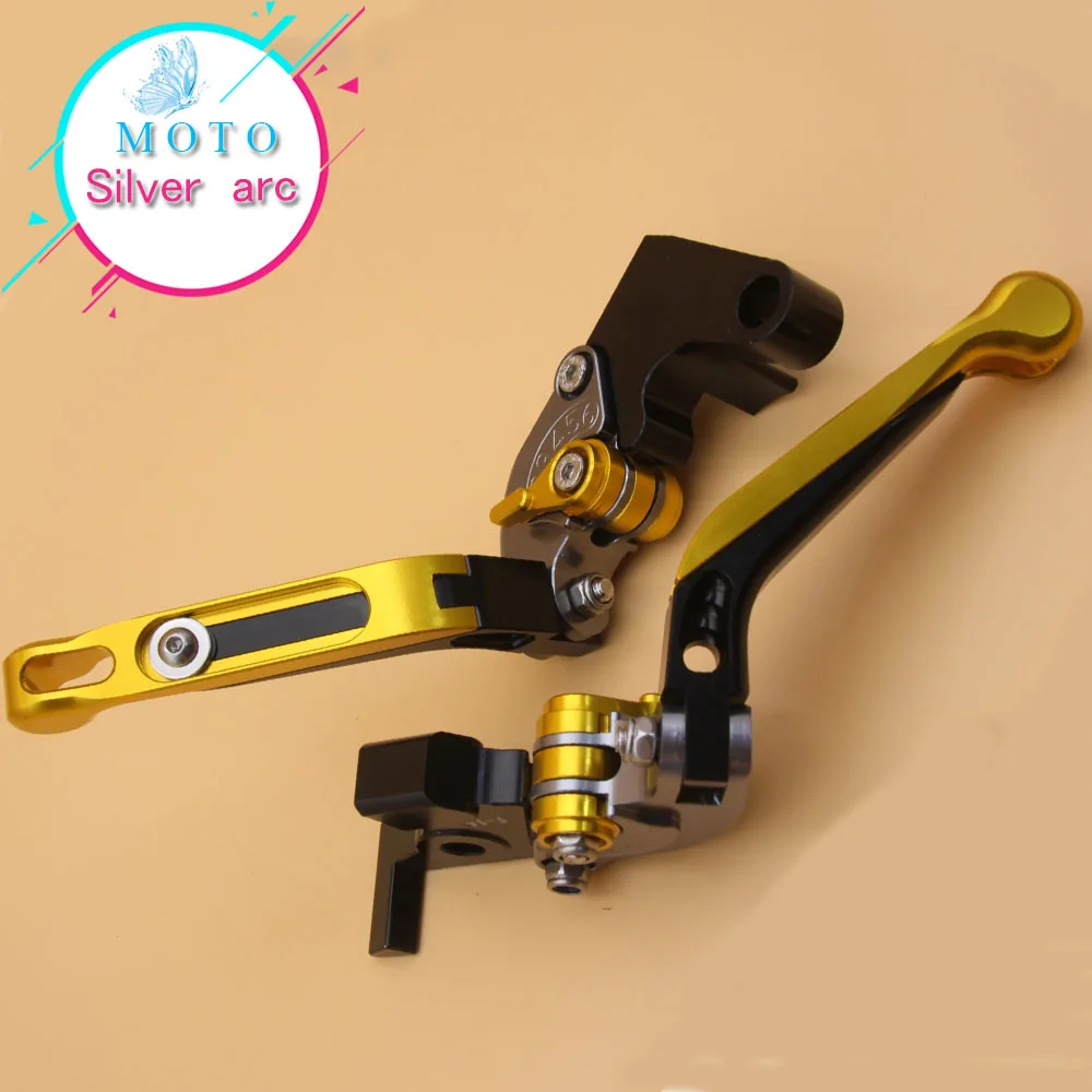 ! С логотипом CNC Золотой мотоцикл сцепные рычаги для Suzuki DL650 V STROM DL 650 VSTROM 2004 2010 2005 2006