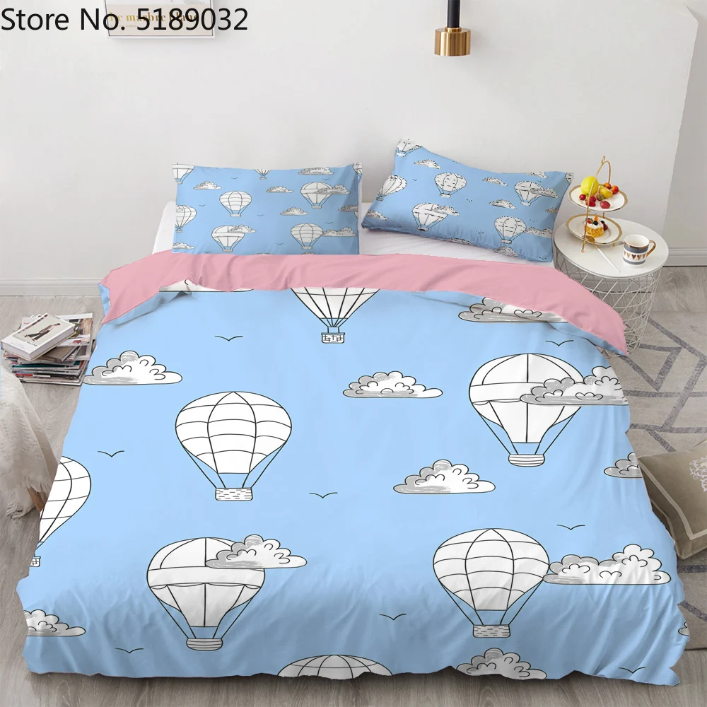Набор постельных принадлежностей с воздушным шаром 2/3 шт. пододеяльник рисунком