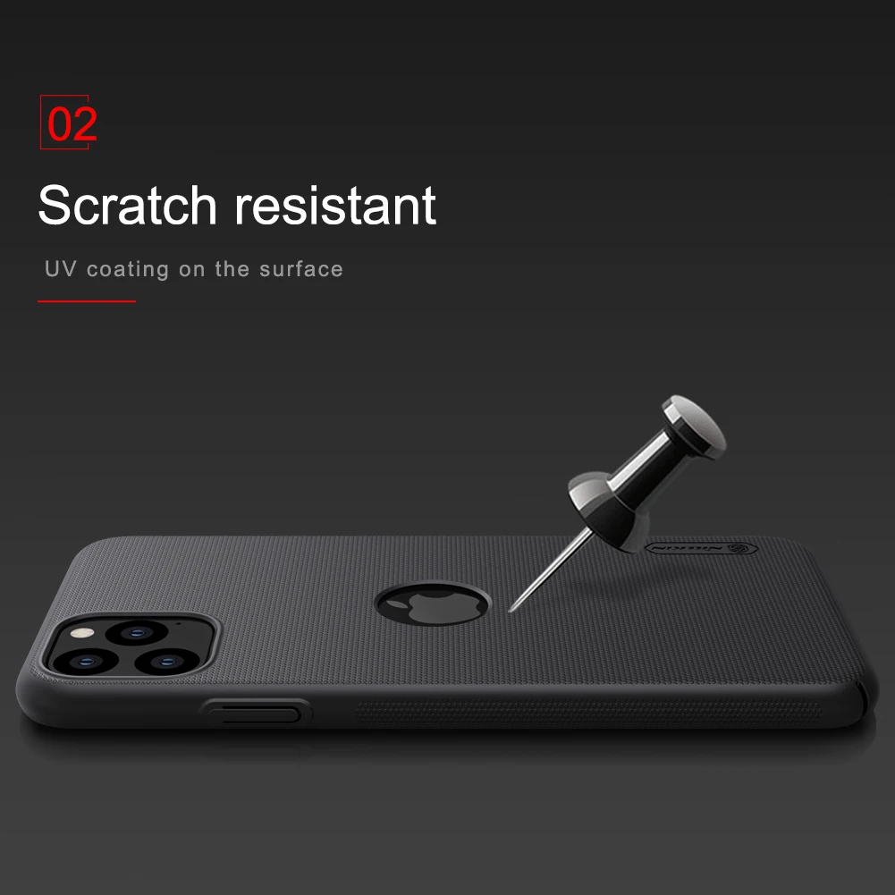 Для iPhone 11 Pro Max 2019 Nillkin супер матовый защитный чехол из поликарбоната жесткая