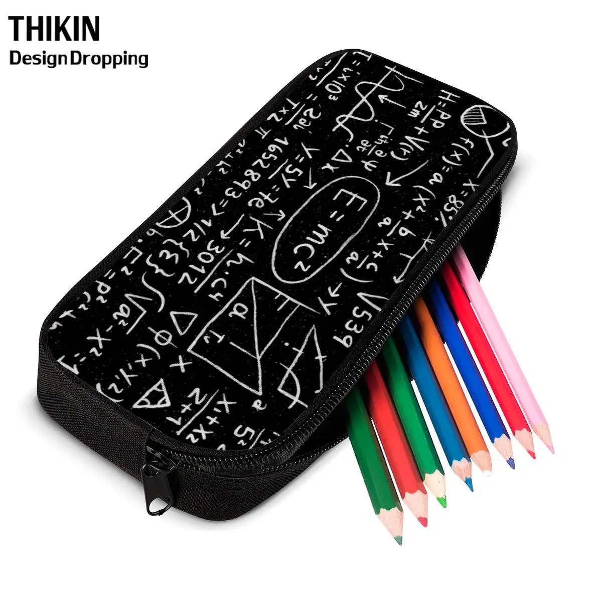 Думаешь математика формула принт женские Make Up Чехол s Дети Карандаш общей формулы
