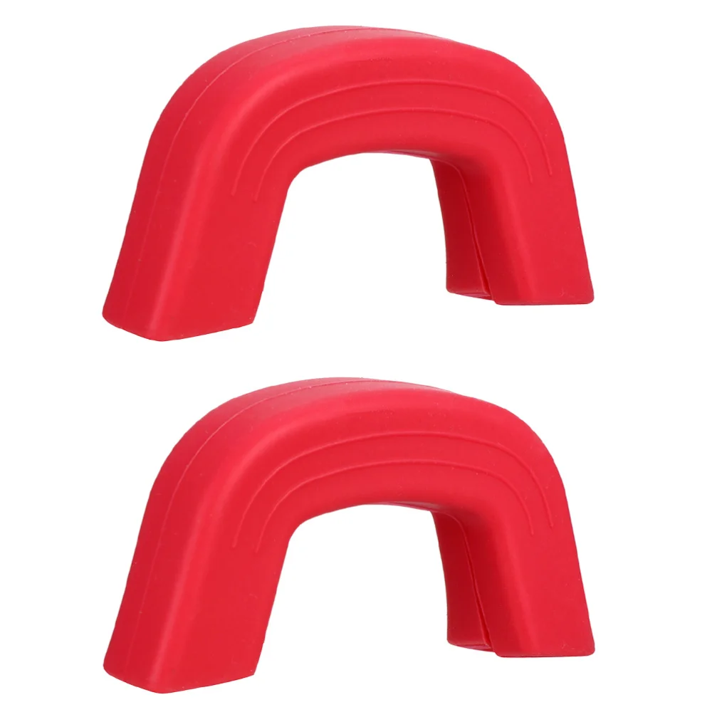 

1 Pair Silicone Hot Pan Handle Sleeve Household Pot Side Handle Cover - Size