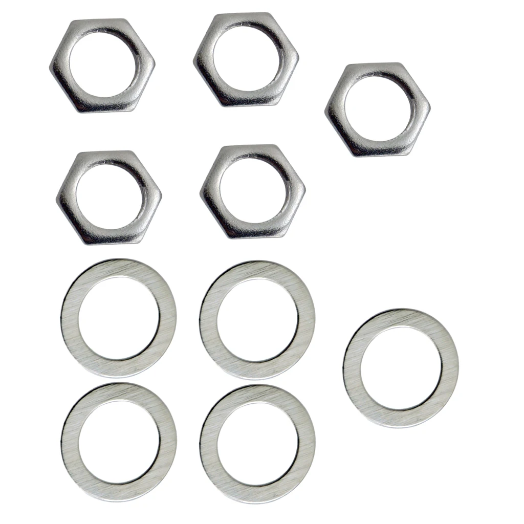 5 шт. гитары входе и выходе гайка домкрата Стопорная шайба для