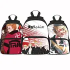 Японский рюкзак с аниме Токио Мстители мультфильм Mikey для подростков повседневная школьная сумка для путешествий большая вместимость сумки для книг подарок
