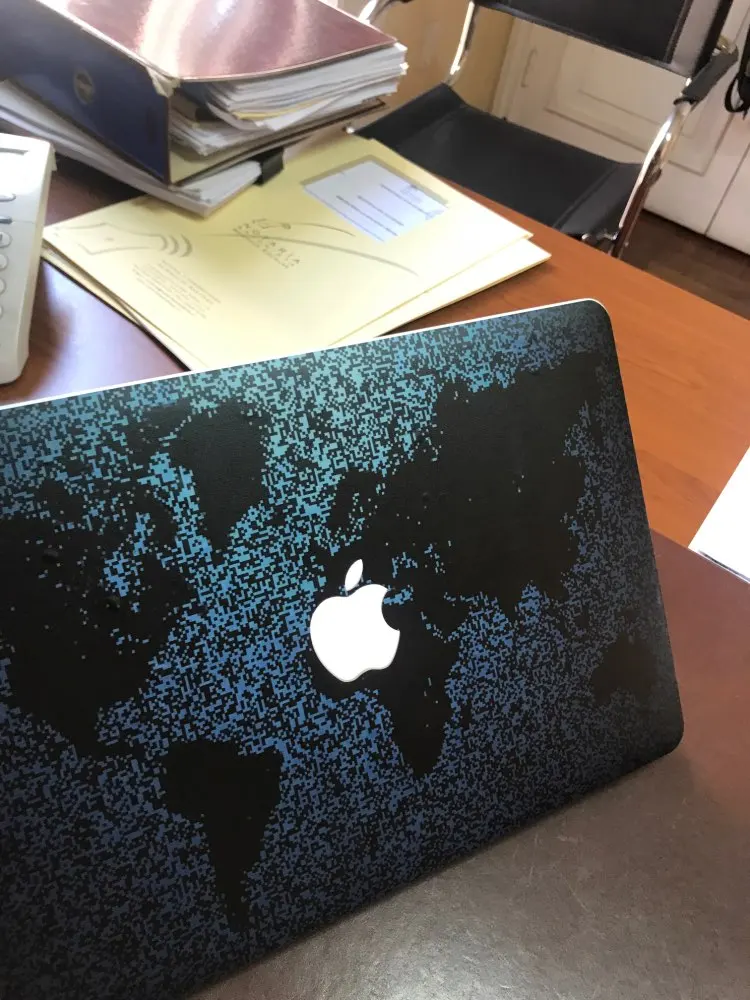Наклейка для ноутбука с абстрактной картой Виниловая наклейка MacBook Air Pro Retina 11 13 15
