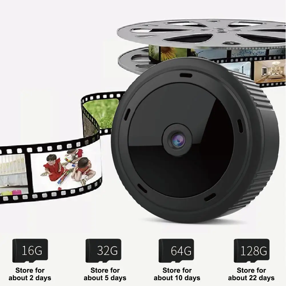 Мини камера видеонаблюдения W10 HD 1080P DVR беспроводная Wi Fi ночного видения с