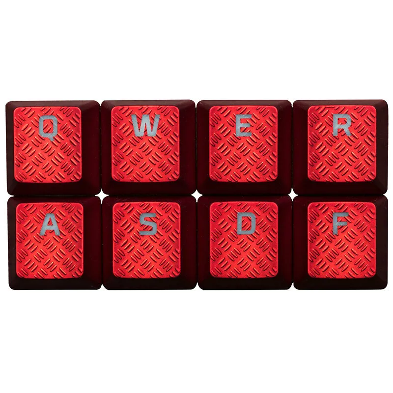 Kingston HyperX FPS& MOBA Gaming Key cap s Upgrade Kit для RGB Gaming механическая клавиатура клавишный геймер 8 шт. титановая Кепка для ключей