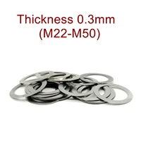 thickness 0 3mm m26 m60 stainless steel flat washer ultra thin gasket high precision adjusting gasket m26 m50 thin shim sus304