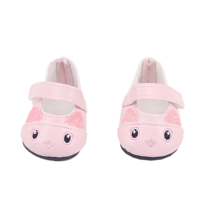 Unicorn Dress Shoes Set Fit 18Inch American&43CM Reborn New Born Baby Doll Clothes Accessories Nenuco Ropa Generation Girl Toys images - 6
