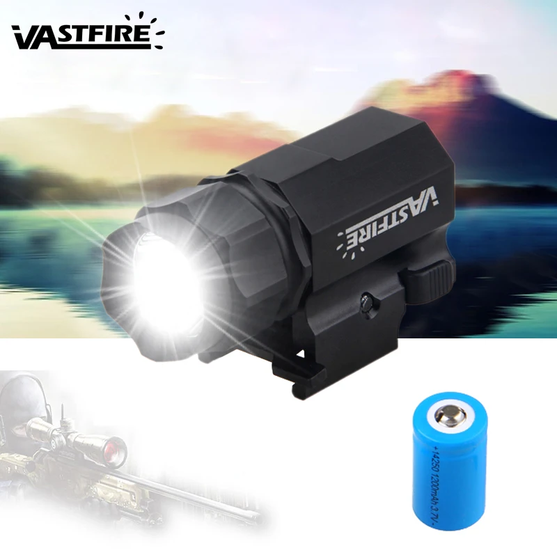 Тактический светодиодный светильник для оружия 2000 лм фонарь ружья страйкбола