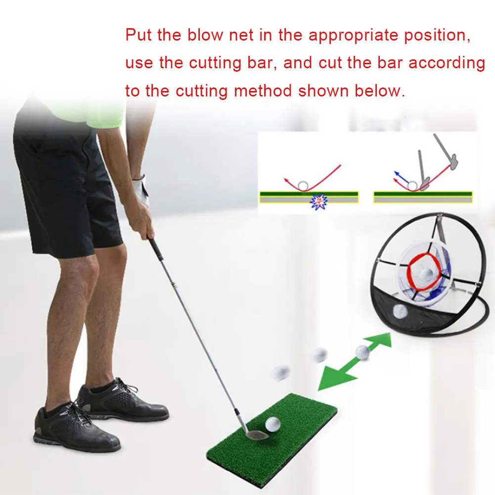 Тренировочная сетка для гольфа, выдвижная сетка для тренировок в помещении и на открытом воздухе от AliExpress WW