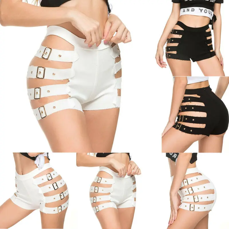 Сексуальные женские шорты с выемкой джинсы джинсовые летний ночной клуб