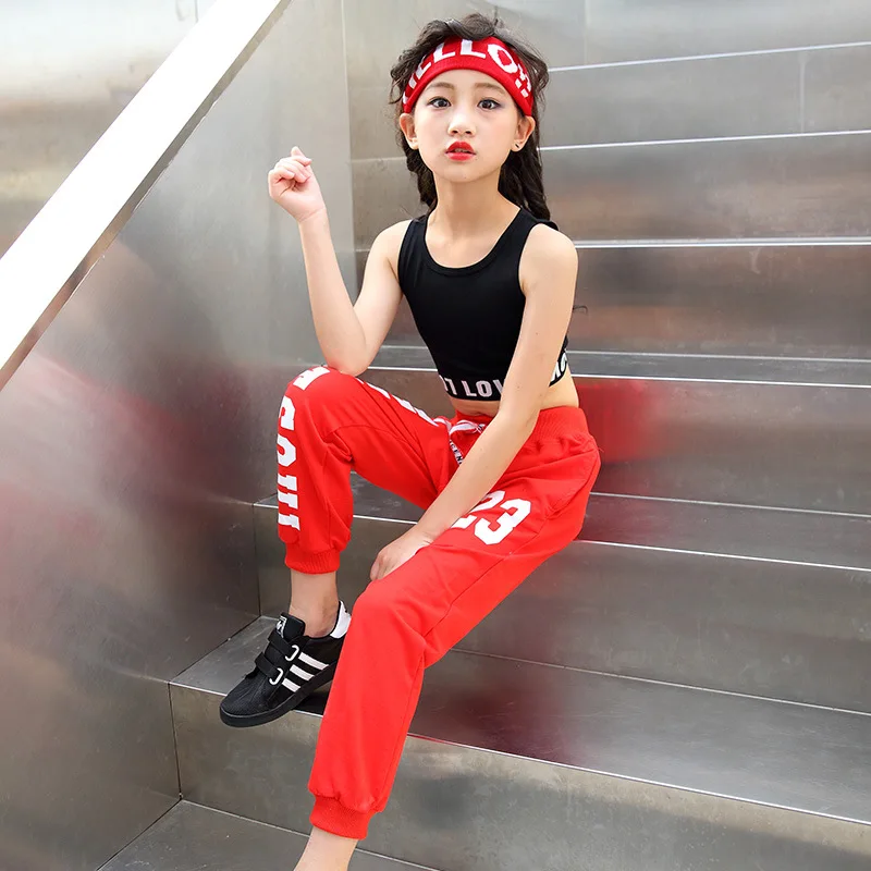 Новый детский костюм для джазовых современных танцев с открытыми плечами и