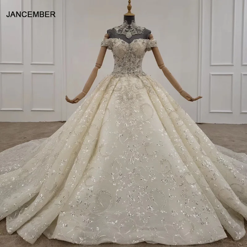 HTL1126 свадебное платье с бусинами длинный шлейф открытыми плечами Милое Свадебное