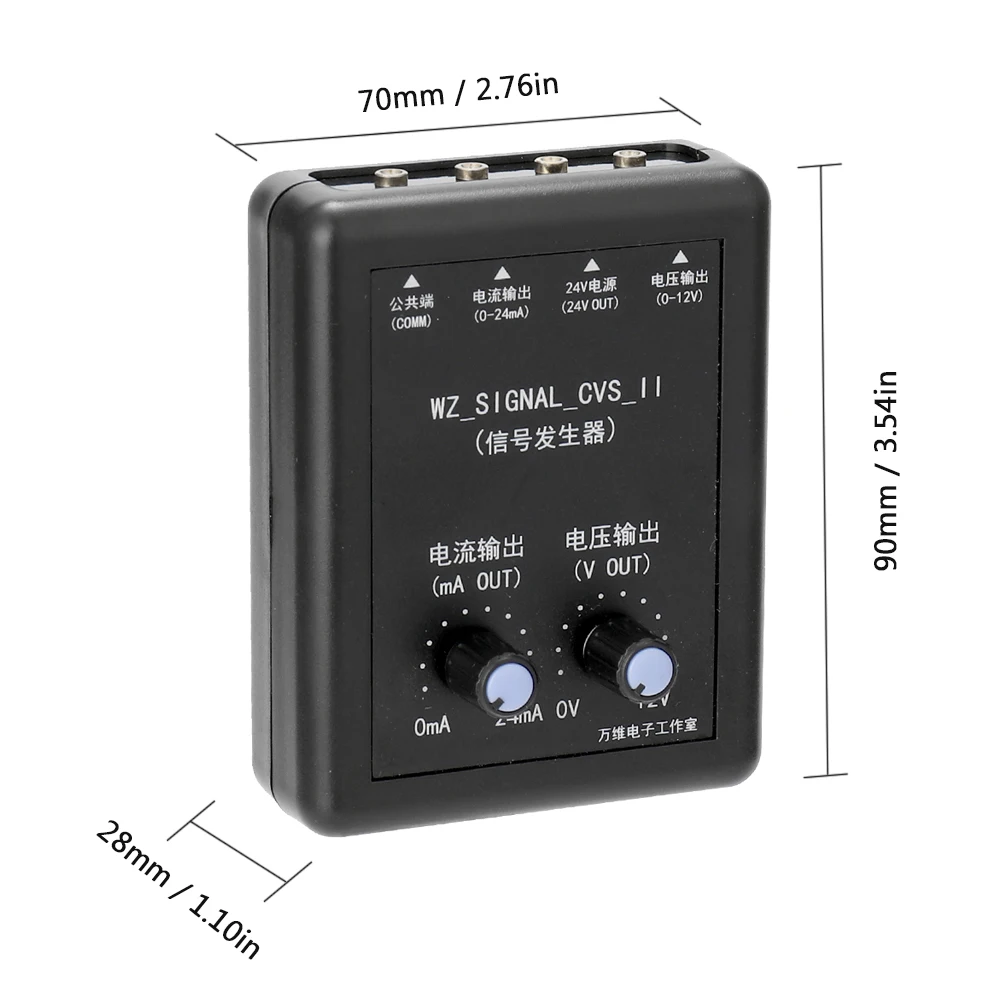4-20mA 0-10V Signal Generator 24V Current Voltage Transmitter Source Constant Built-in lithium battery | Инструменты
