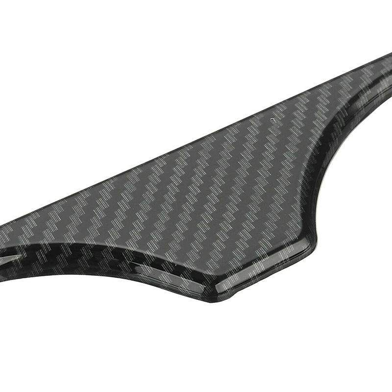 

Carbon Fiber Style ABS Central Console Water Cup Holder Panel Cover Trim for Mazda CX-3 CX3 2017 2018