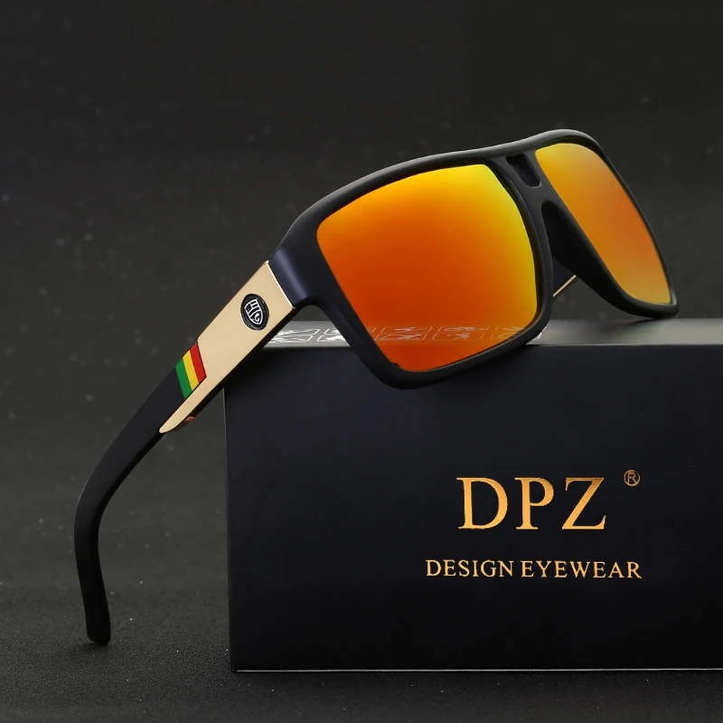 Солнцезащитные очки DPZ поляризационные для мужчин и женщин аксессуар от солнца в