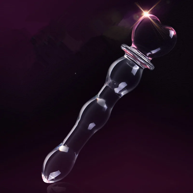 Стеклянные анальные пробки Pyrex фаллоимитатор искусственный пенис для мужчин