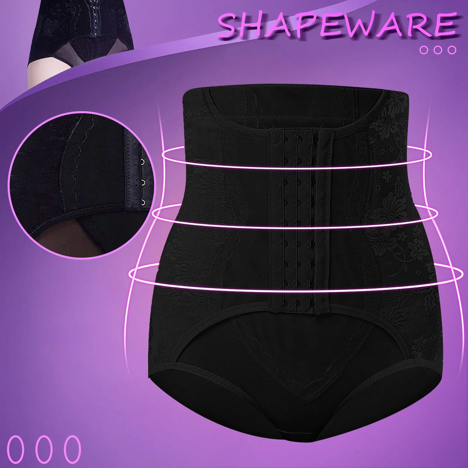 

Women Waist Trainer Waist Cincher Butt Lifter Tummy Control Panties Body Shaper Tummy Girdle Control Briefs Slimming Underwear