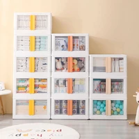 foldable storage cabinet installation free storage drawer home bedroom clothes sundries simple locker plastic store boxes white