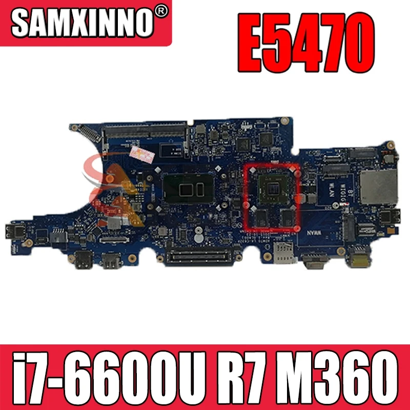 

Для DELL Latitude E5470 Материнская плата ноутбука LA-C632P CN-0NR58R 0NR58R NR58R с i7-6600U Процессор R7 M360 100% полностью протестирована