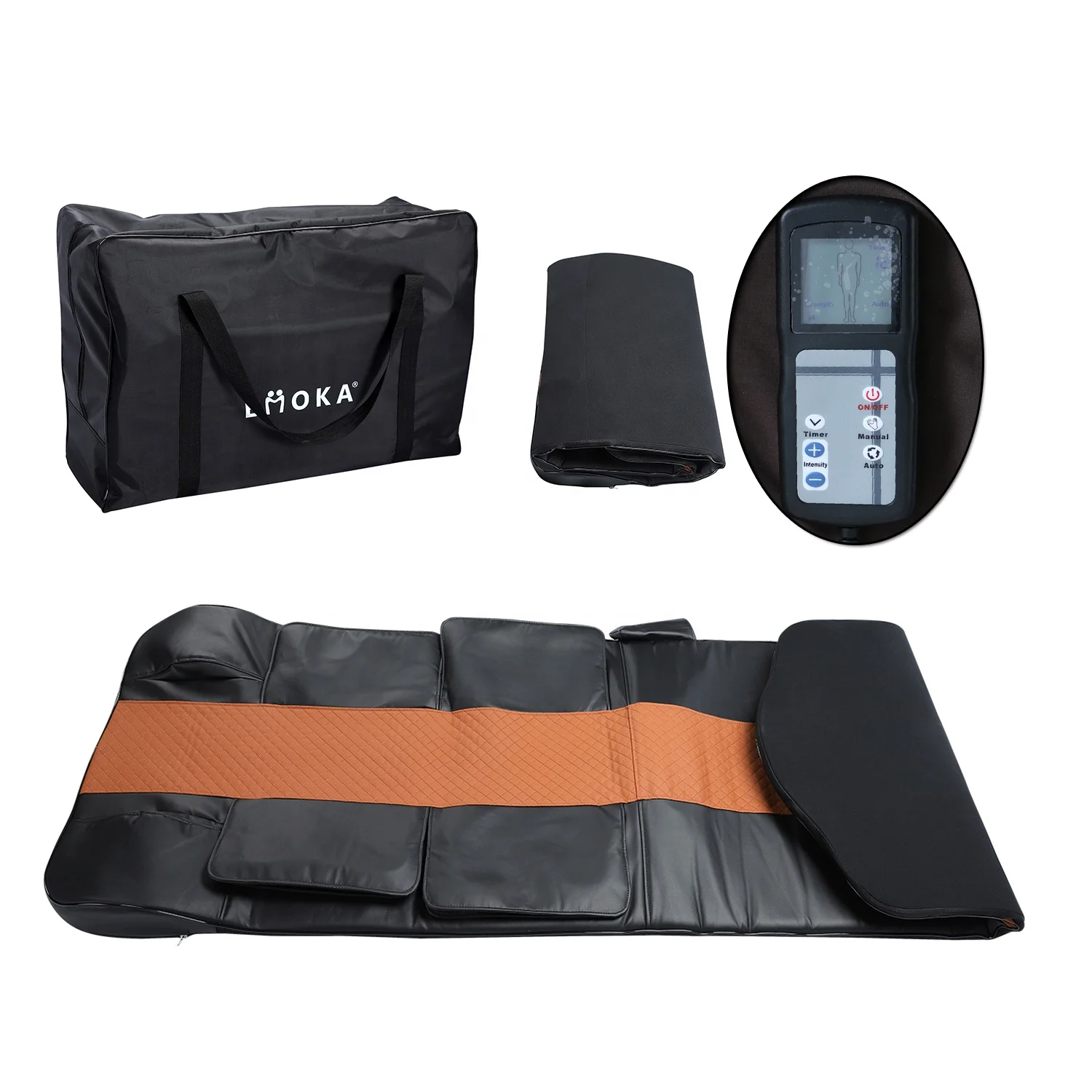 Wholesale Emoka brand Full Body Pressure Massage Air Bags Bed Mattress