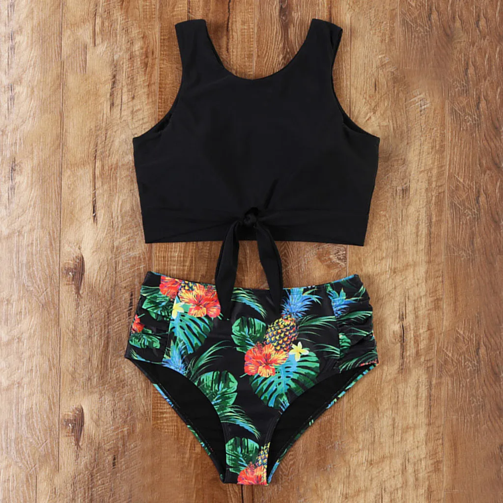 

Printed Push up Pad high waist Bikini 2020 mujer bathing suit Swimsuit Bathing Suit Swimwear women biquini maillot de bain femme