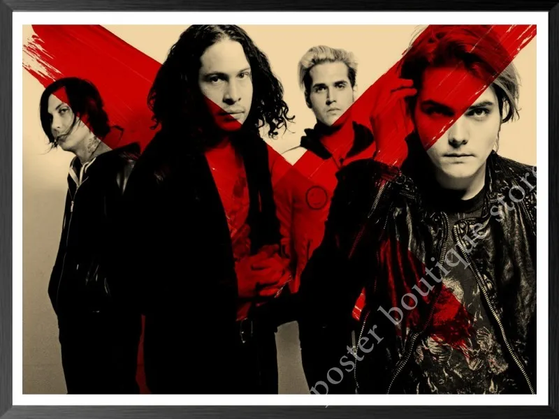 My Chemical Romance Band Классический Ностальгический матовый крафт бумага постер офисный