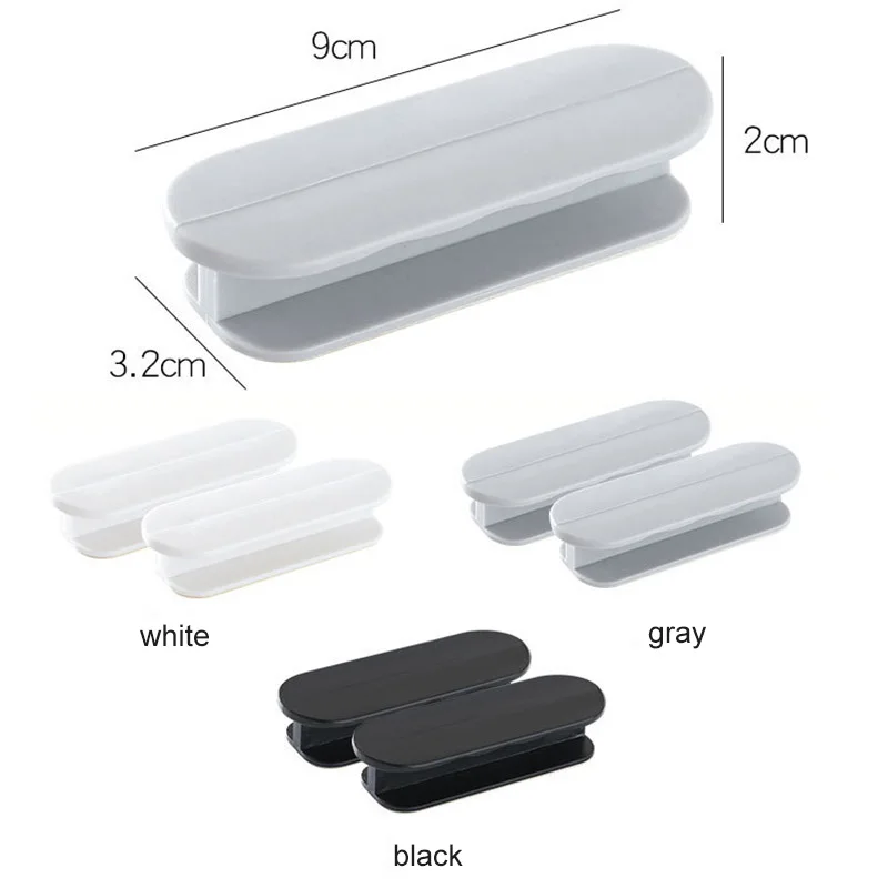 

2PCS No Hole Window Cabinet Drawer Paste Door Handles Knob Self-adhesive Wardrobe Drawer Pulls Handle Labor Saving Arched Handle